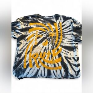 PacSun Black and White Tie-Dye Zoned Out T-Shirt Size L Mens